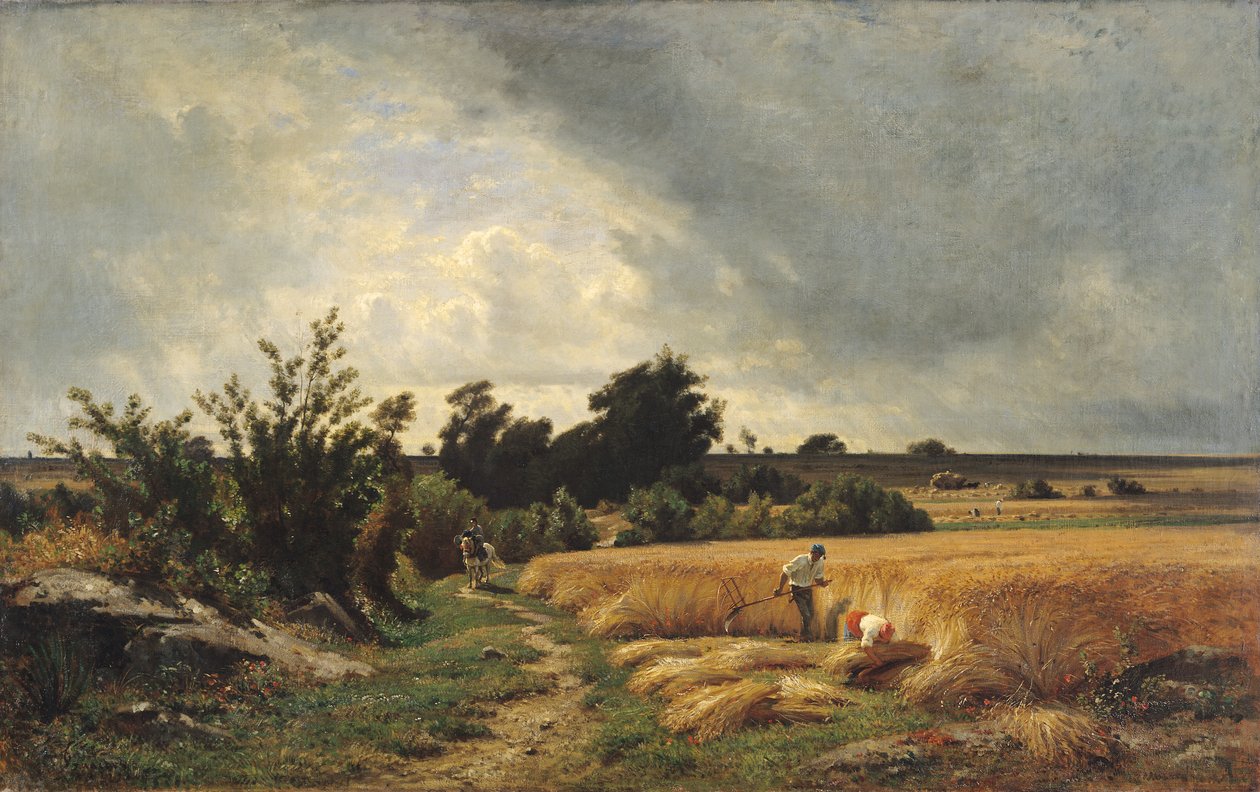 Płaskowyż Ormesson - Ścieżka przez Corn autorstwa Francois Louis Francais