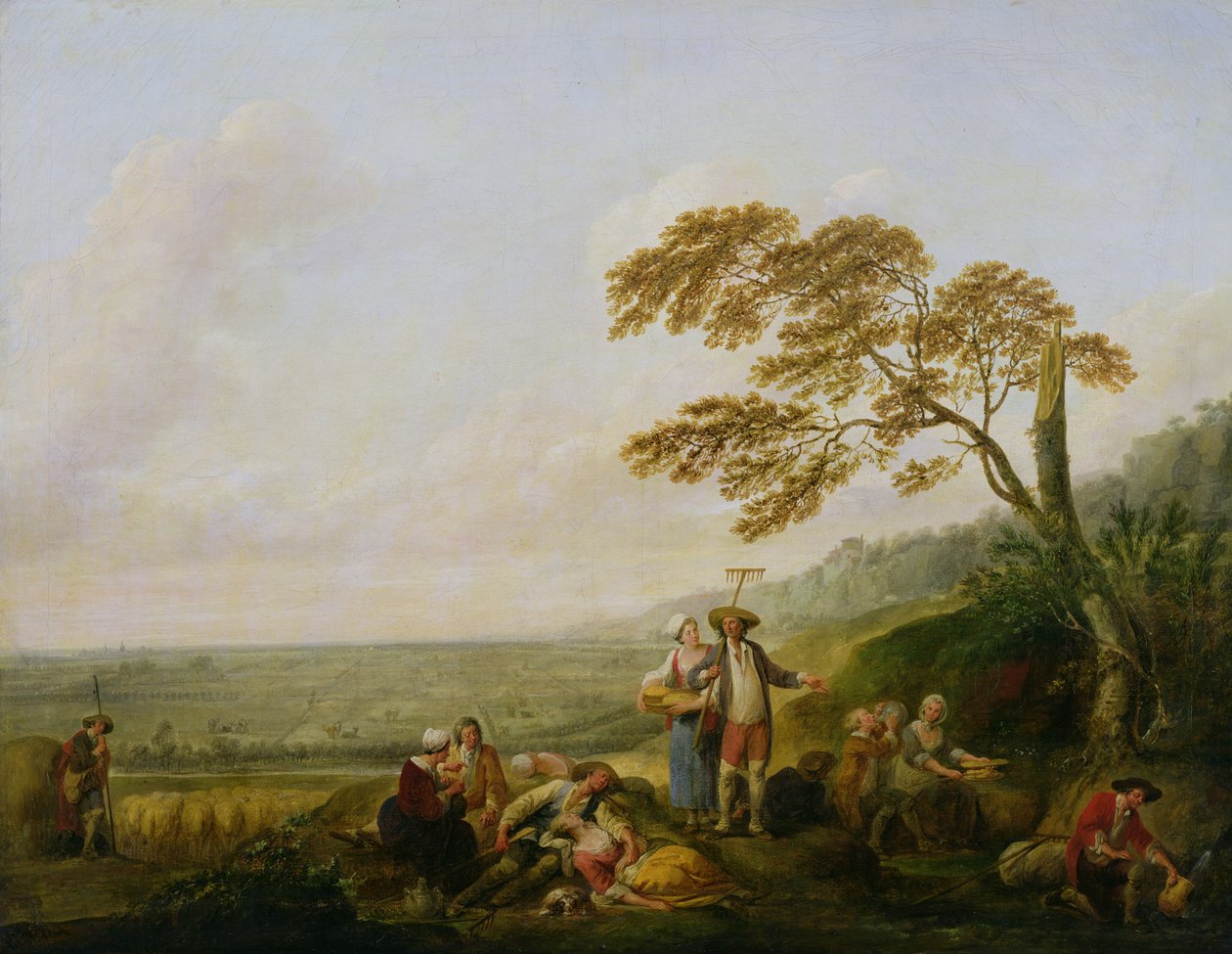 Południe, z cyklu o czterech godzinach doby, 1771 autorstwa Francois Louis Joseph Watteau