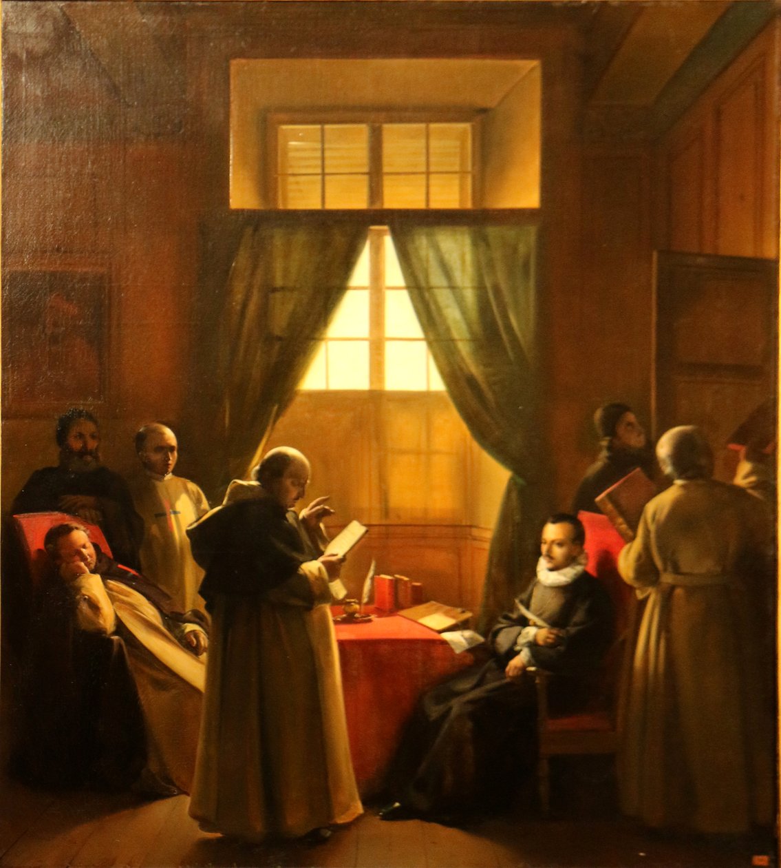 Scena w klasztorze Ojców Trynitarzy autorstwa Francois Marius Granet