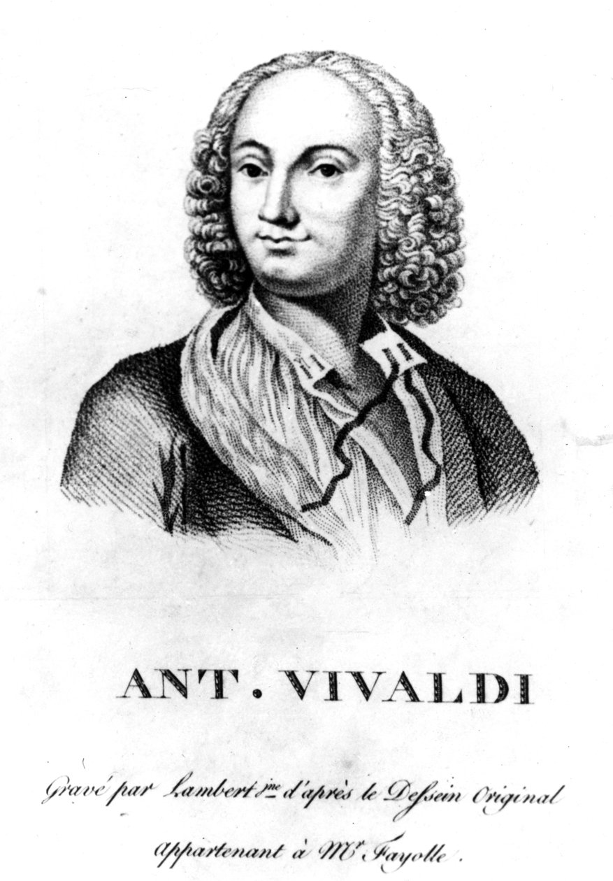 Antonio Vivaldi, ok. 1830 r. autorstwa Francois Morellon la Cave