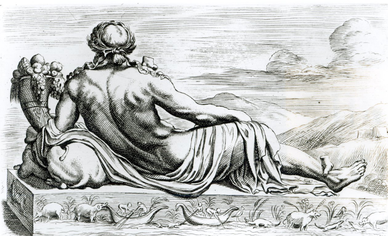 Rzeka Nil, ok. 1653 (patrz 275580 i 275581) autorstwa Francois Perrier