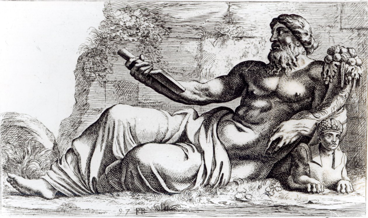 Rzeka Nil, ok. 1653 r. (zob. 275580, 275581 i 275582) autorstwa Francois Perrier