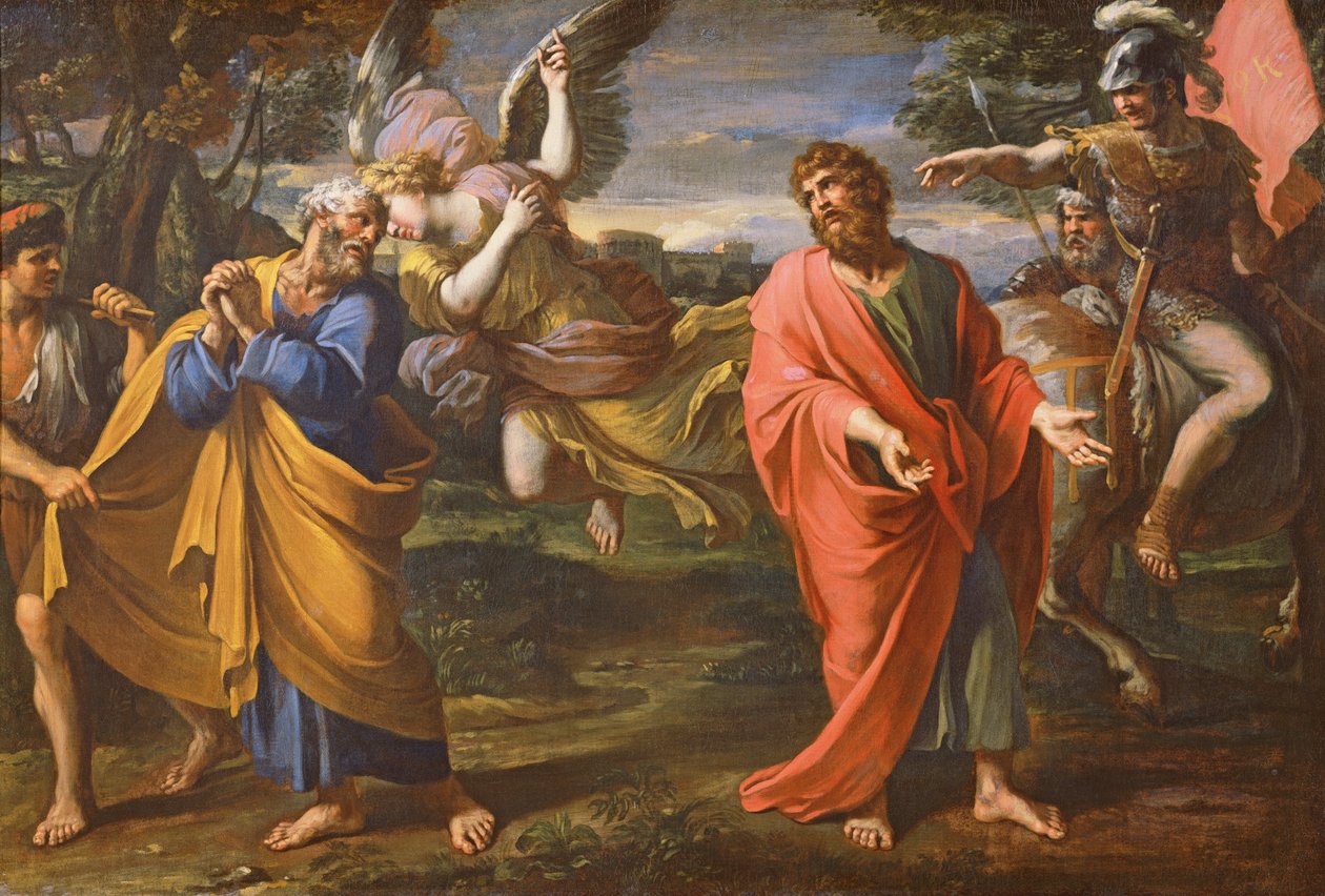 Rozstanie św. Piotra i Pawła, ok. 1647-50 autorstwa Francois Perrier