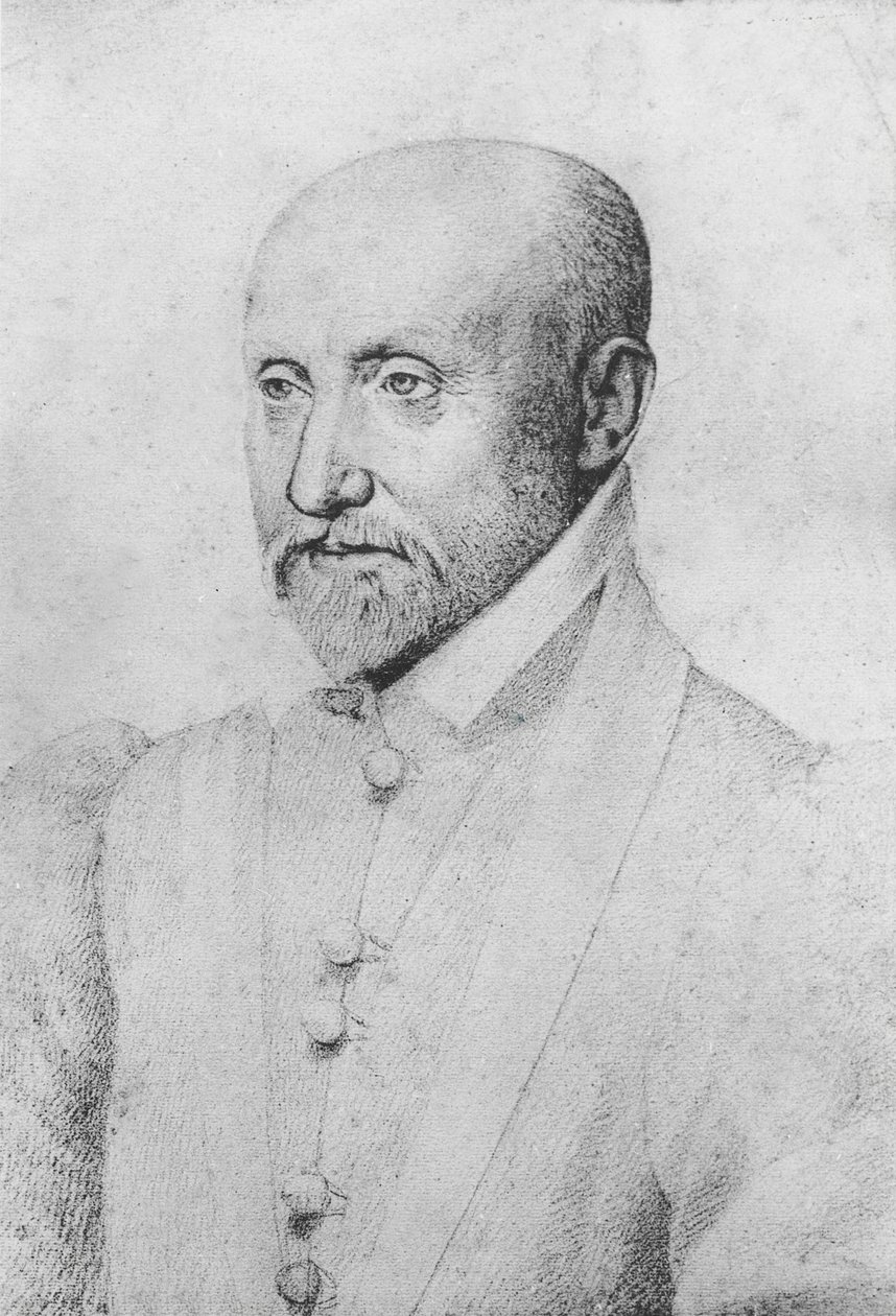 Michel Eyquem de Montaigne (1533-92) autorstwa François Quesnel
