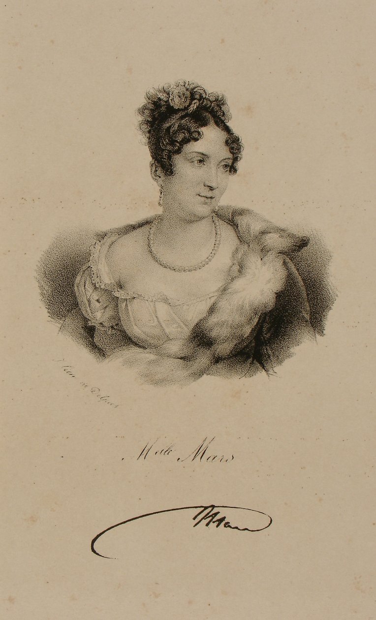 Mademoiselle Mars (1779-1847) autorstwa Francois Seraphin Delpech