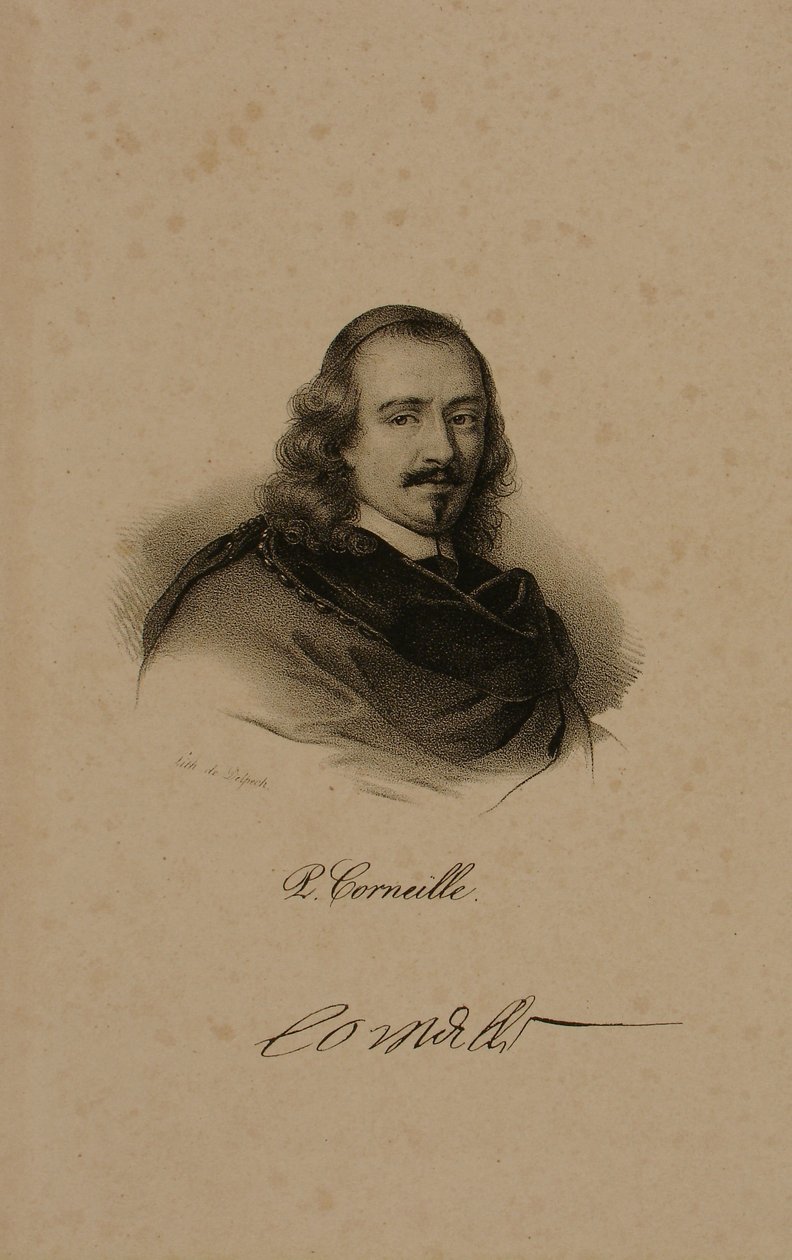Pierre Corneille (1606-84) autorstwa Francois Seraphin Delpech