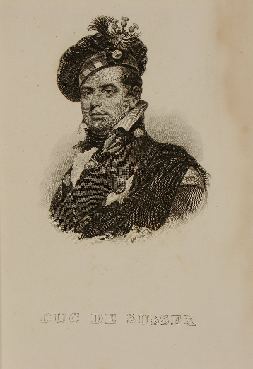Portret Augusta, księcia Sussex autorstwa Francois Seraphin Delpech
