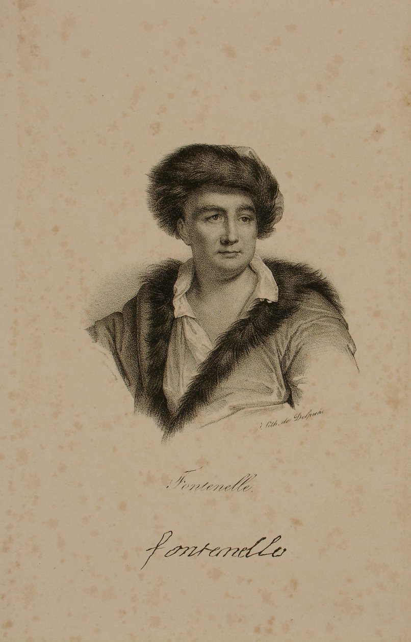 Portret Bernarda le Bovier de Fontenelle (1657-1757) autorstwa Francois Seraphin Delpech