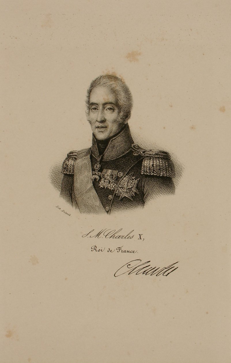 Portret Karola X (1757-1836) autorstwa Francois Seraphin Delpech