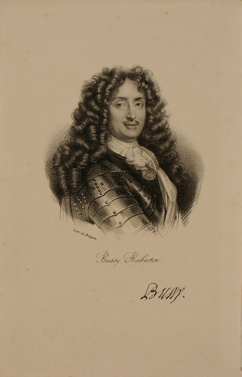Portret hrabiego Rogera Bussy de Rabutin (1618-93) autorstwa Francois Seraphin Delpech