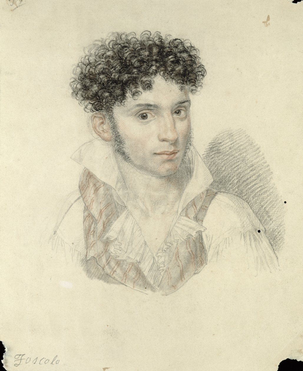 Portret Ugo Foscolo (1778-1827) autorstwa Francois Xavier Fabre