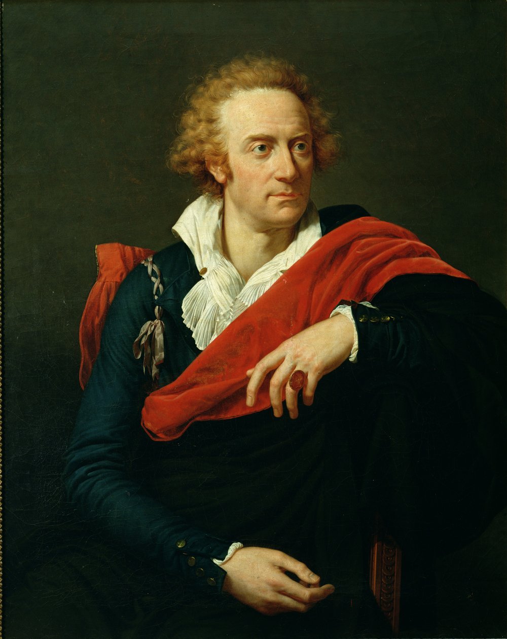 Portret Vittorio Alfieri (1749-1803) autorstwa Francois Xavier Fabre