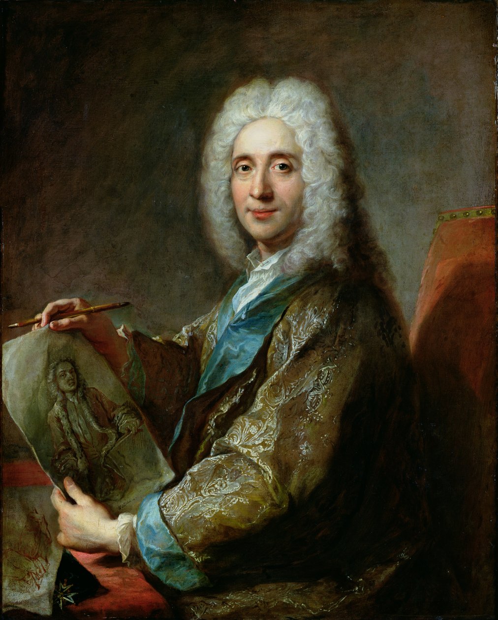Jean de Julienne (1686-1766) 1722 autorstwa Jean François de Troy