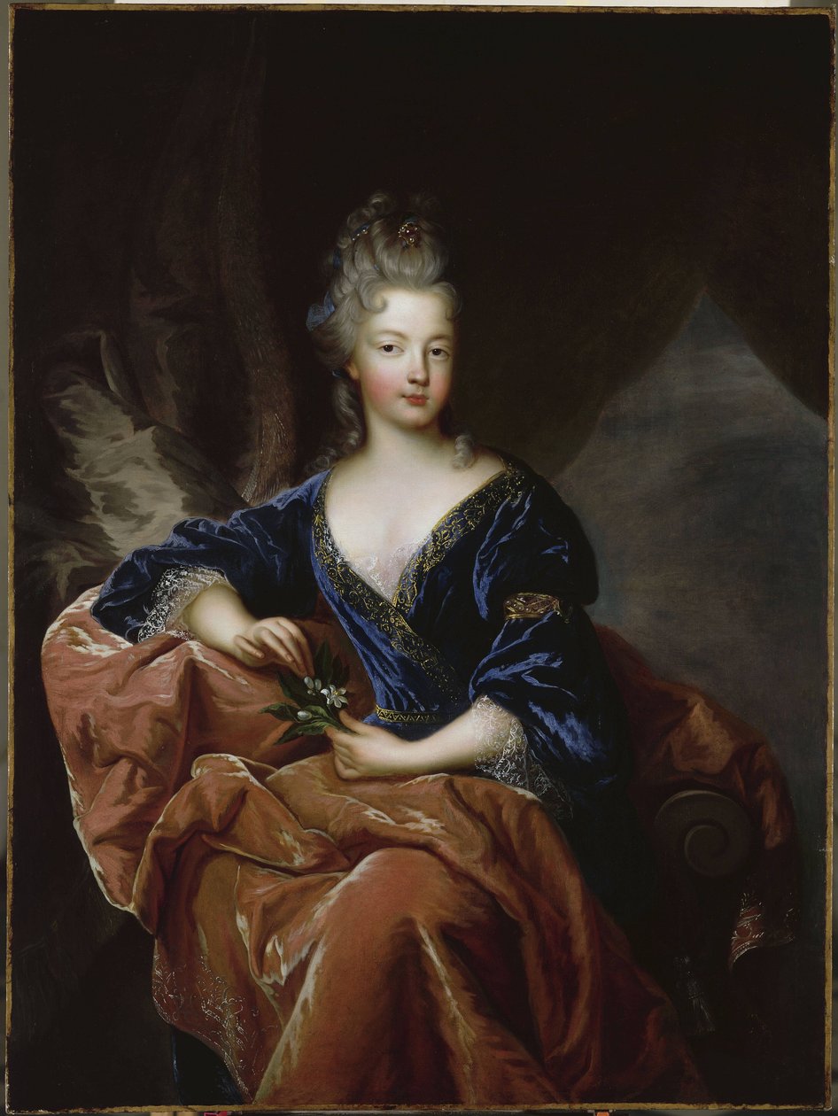 Portret Françoise-Marie de Bourbon autorstwa Jean François de Troy