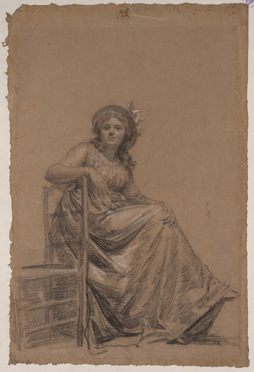 Portret siedzącej kobiety autorstwa François-André Vincent
