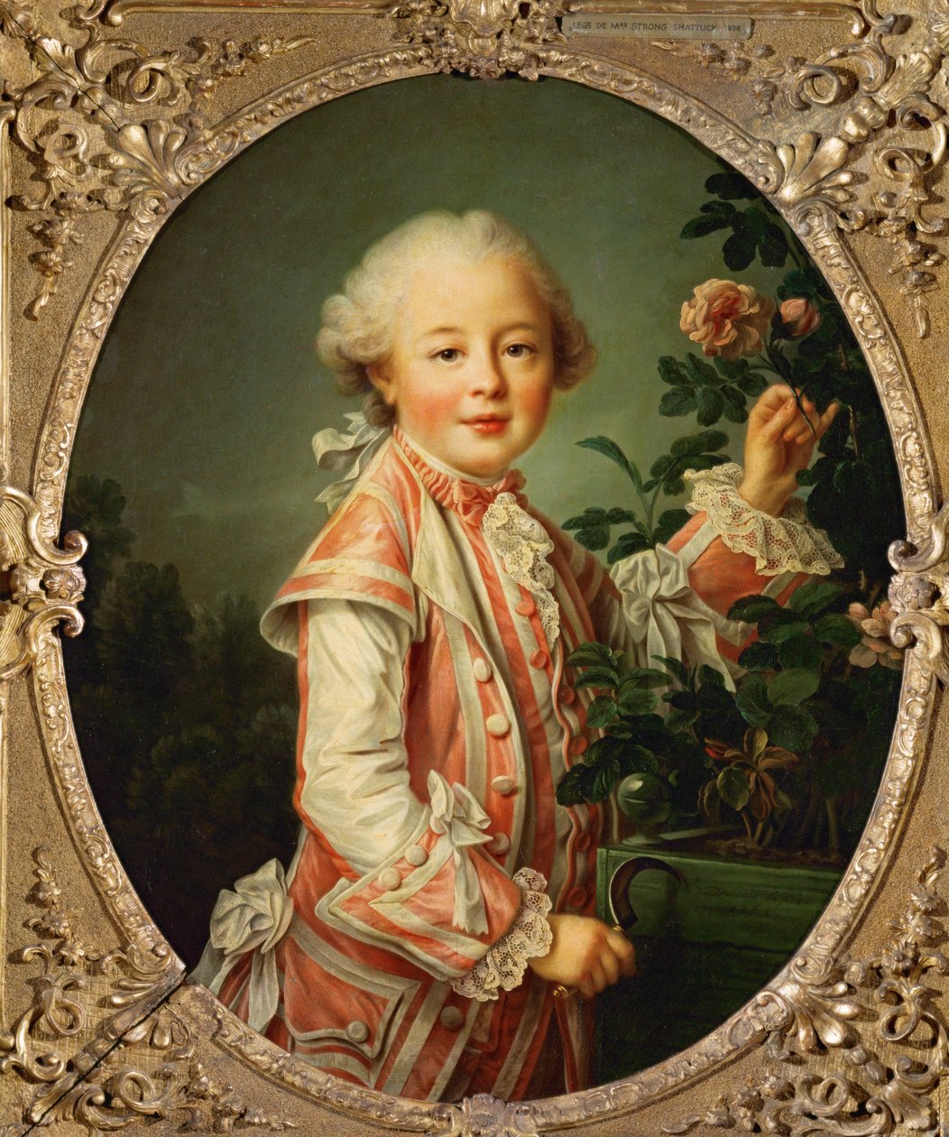Hrabia Nogent ... autorstwa Francois-Hubert Drouais