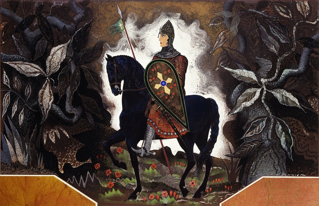 Norman Knight, c.1932 (gwasz na pokładzie) autorstwa Francois Louis Schmied