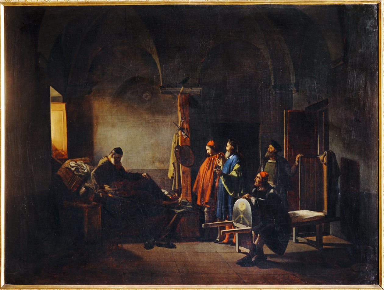 Le peintre Sodoma porte à l