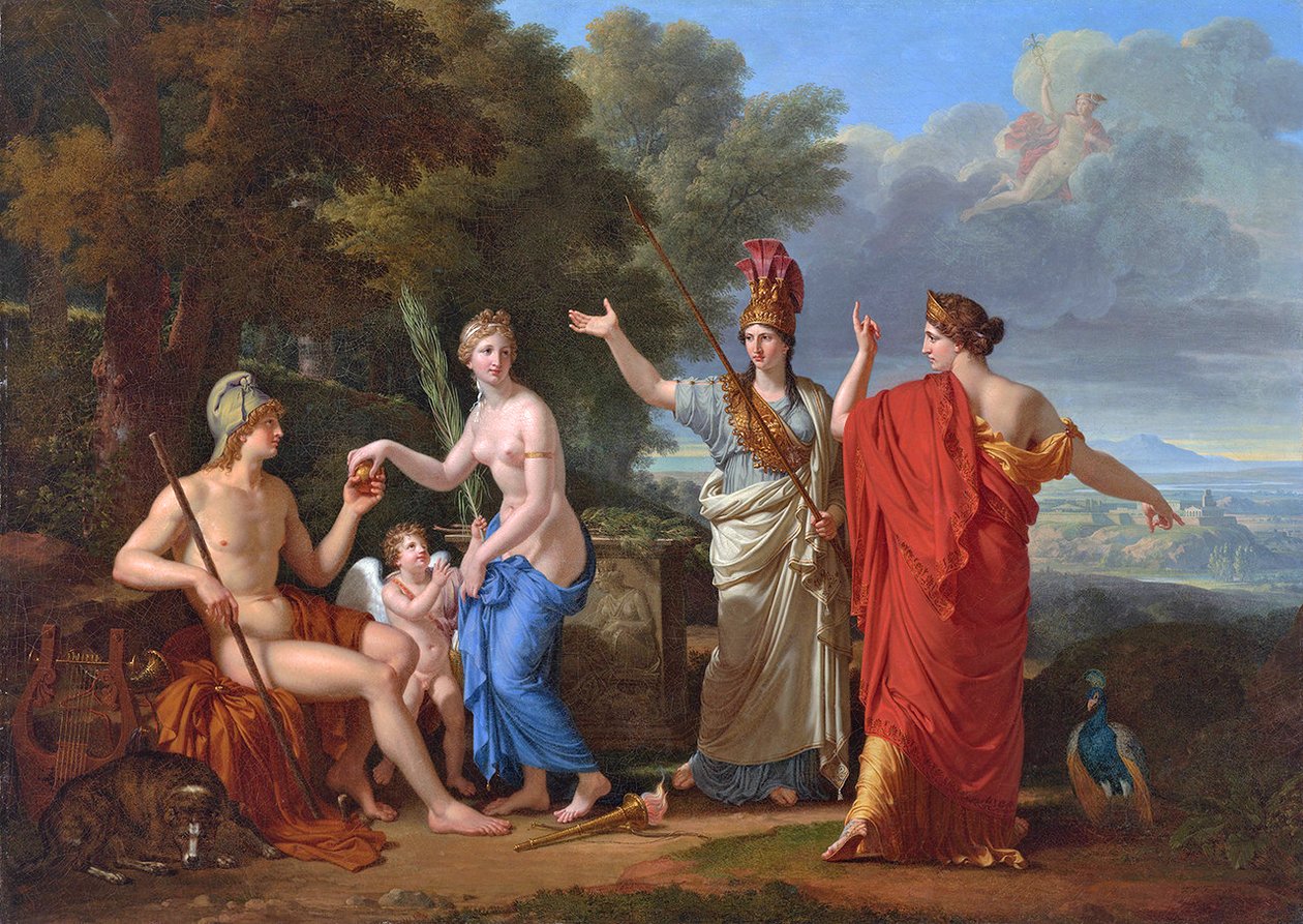 Wyrok Paryża autorstwa Francois Xavier Fabre