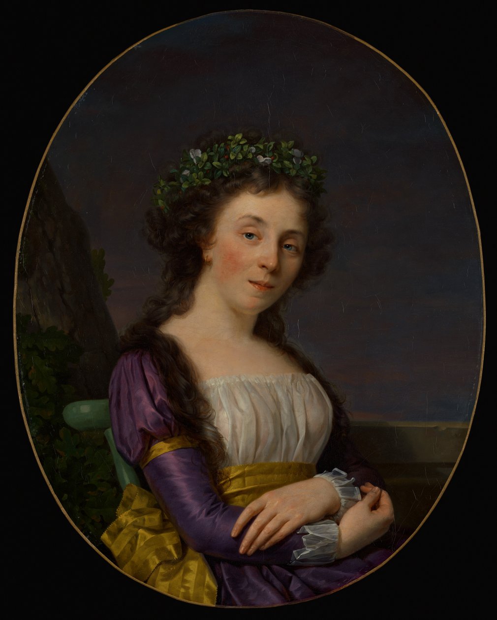 Portret Marie-Louise Joubert, z domu Poulletier de Perigny autorstwa Francois-Xavier Fabre