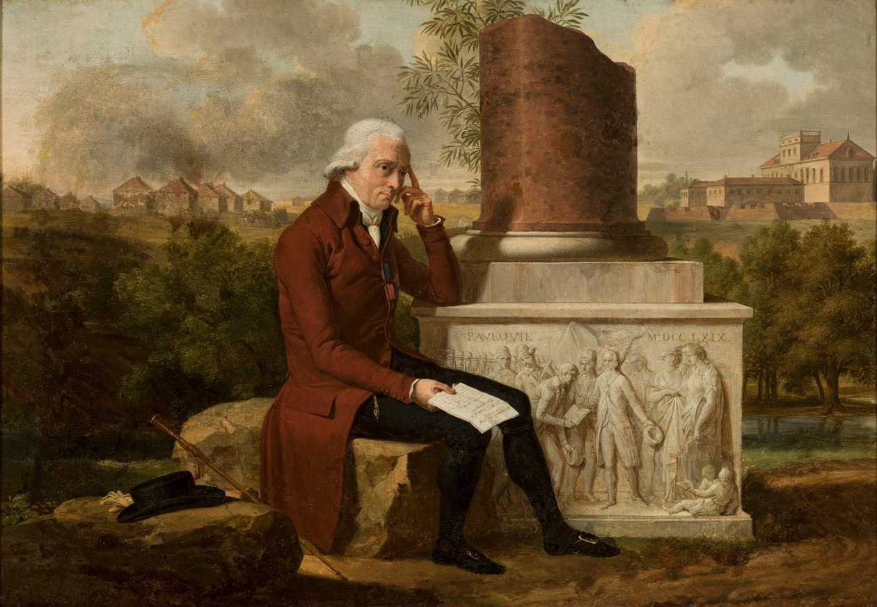 Portret Ksawerego Brzostowskiego (1739-1827) autorstwa Francois-Xavier Fabre