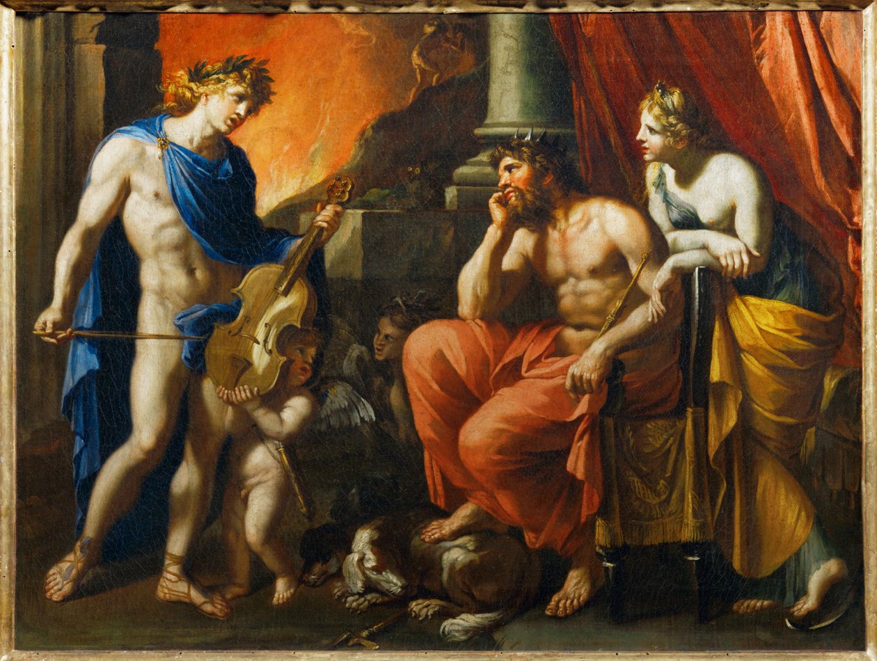 Orphee devant Pluton et Proserpine - Orfeusz przed Plutonem i Prozerpiną ... autorstwa Francois (1590 1650) (after) Perrier