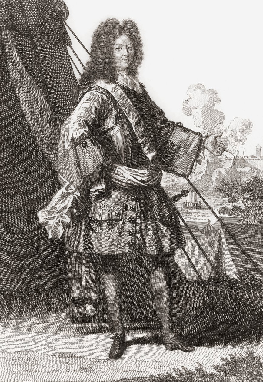 Ludwik XIV, król Francji i Nawarry. (wydrukować) autorstwa Francois (after) Boucher