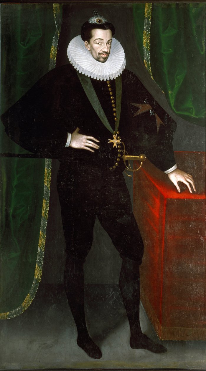 Portret Henryka III Francji, ok. 1585 (obraz) autorstwa Francois (circle of) Quesnel