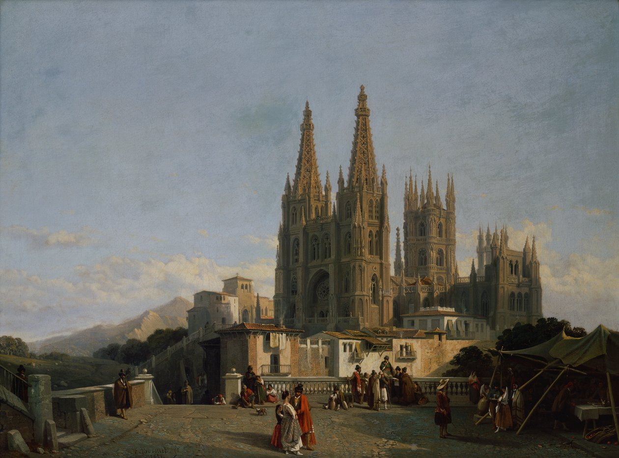 Katedra w Burgos autorstwa Francois Antoine Bossuet