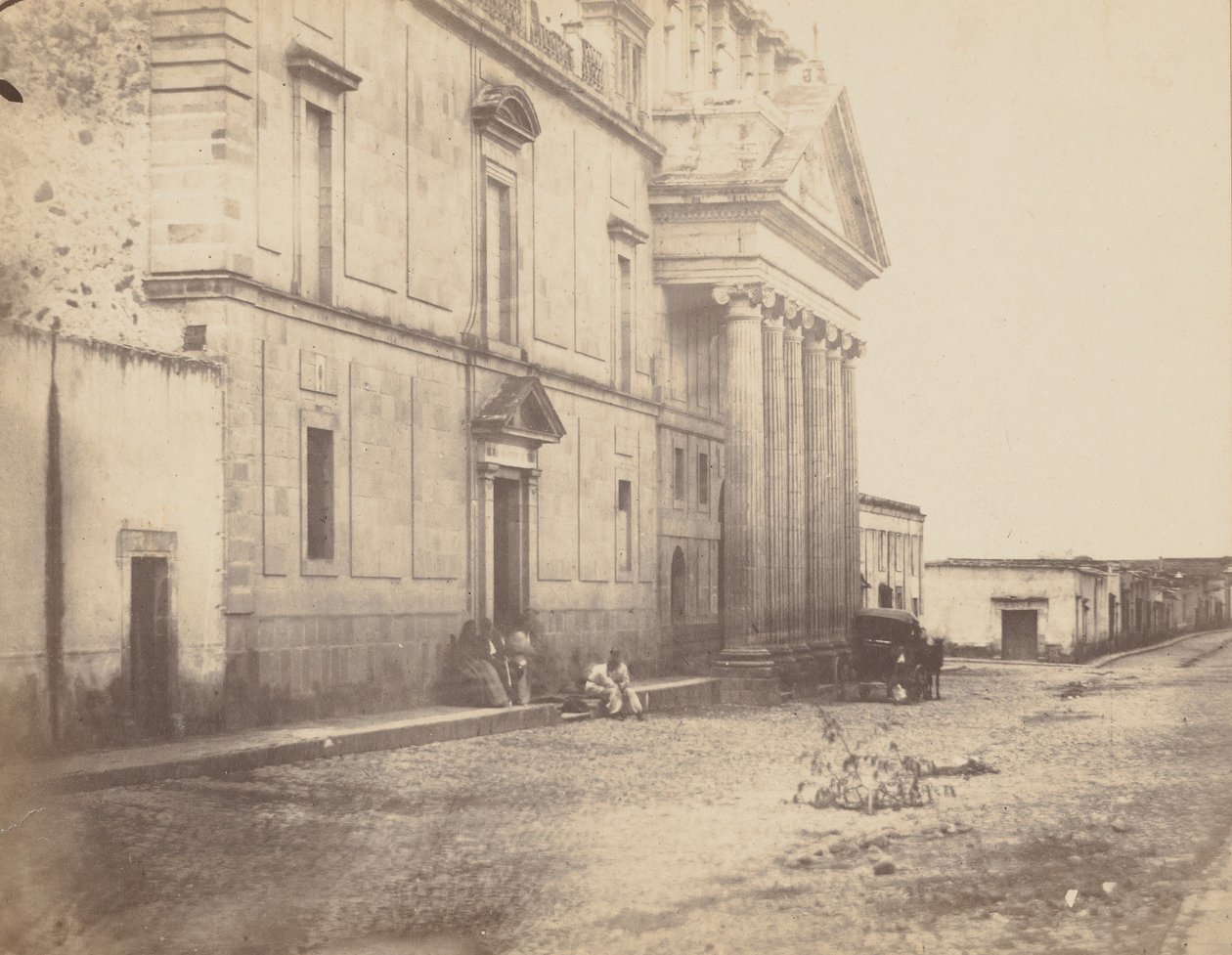 [Klasztor w La Cruz], 1867. autorstwa Francois Aubert