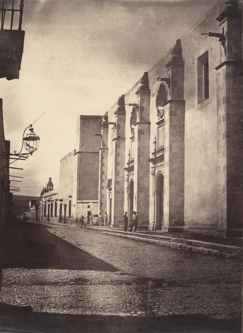 [Scena egzekucji cesarza Maksymiliana I Meksykańskiego], 1867. autorstwa Francois Aubert
