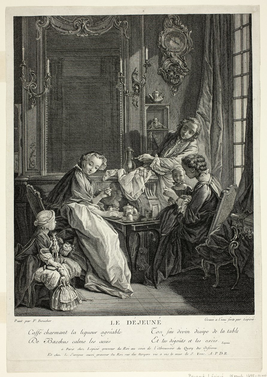 Śniadanie autorstwa Francois Bernard Lepicie