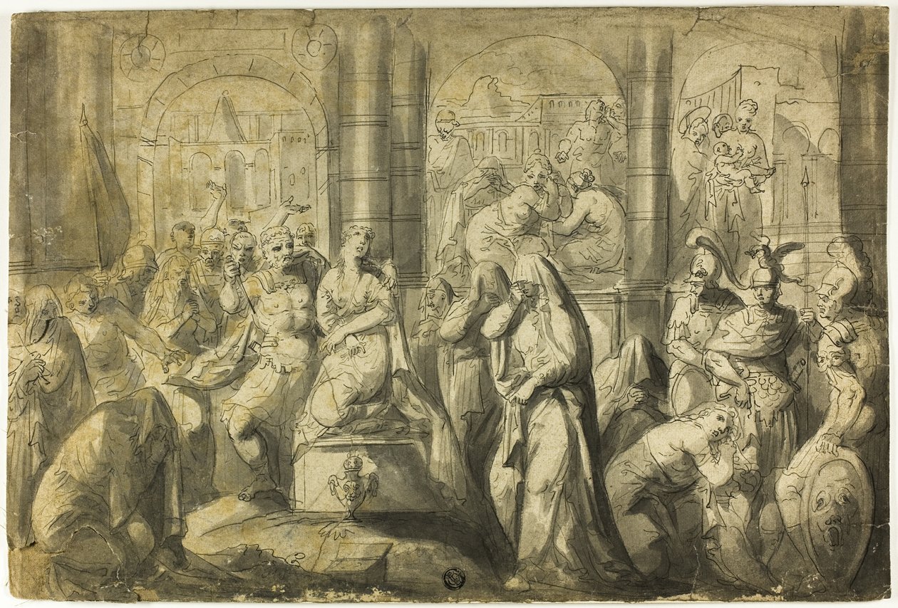 Poświęcenie córki Jepthy autorstwa Francois Boitard