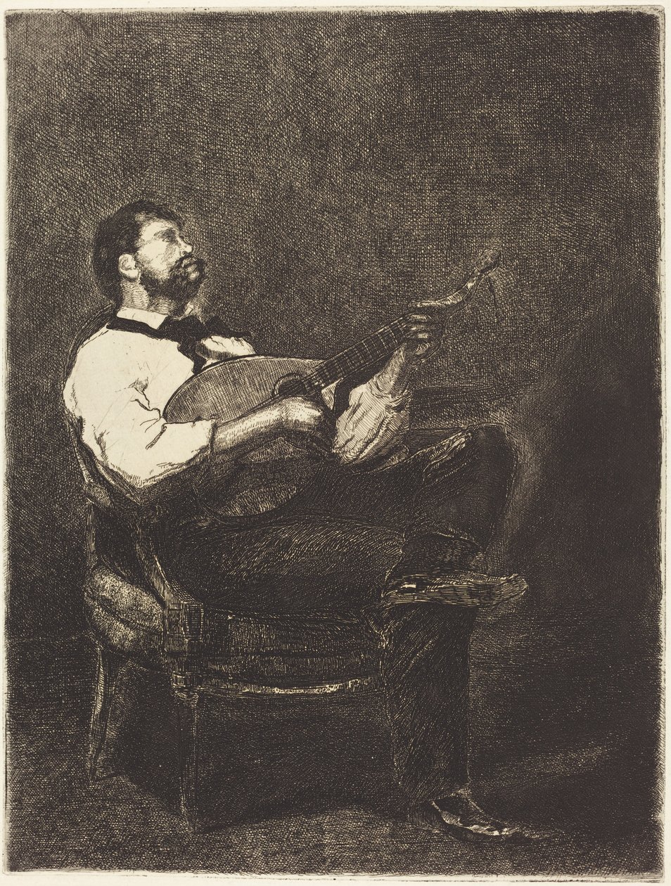 Gitarzysta autorstwa François Bonvin