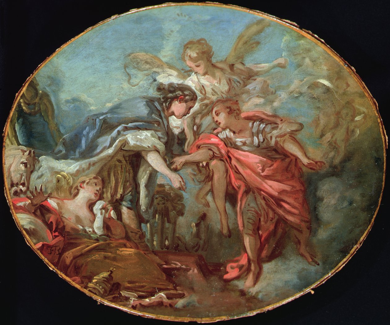 Alegoria pokoju w Aix-la-Chapelle autorstwa François Boucher