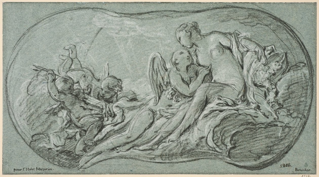 Amor i Psyche autorstwa François Boucher