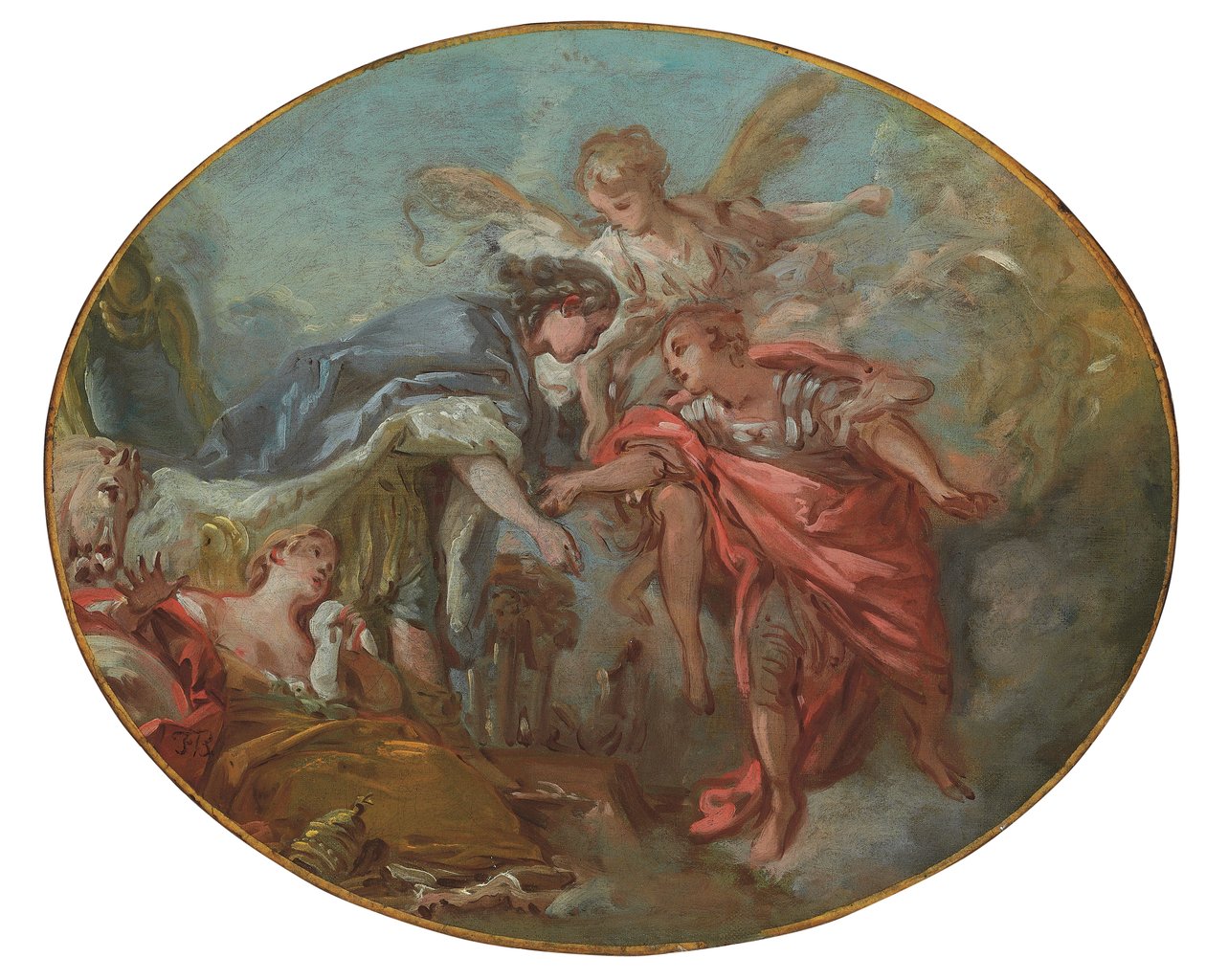 Alegoria (olej na płótnie) autorstwa François Boucher