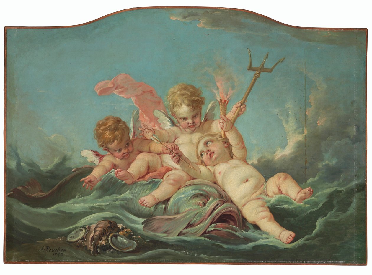 Alegoria wody autorstwa François Boucher