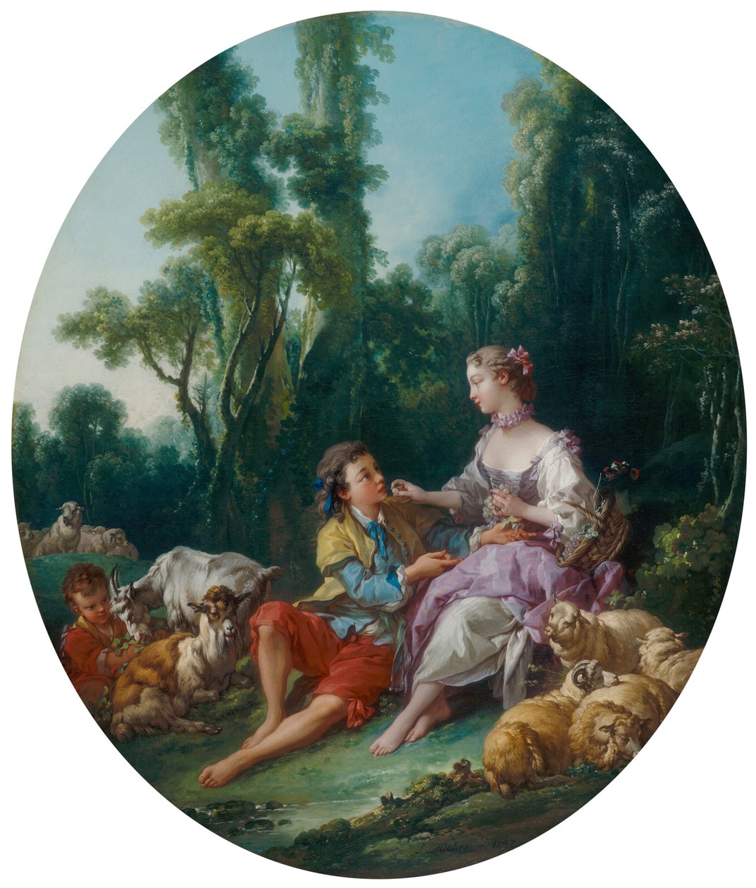 Czy myślą o winogronach? (Pensent-ils au raisin?) autorstwa François Boucher