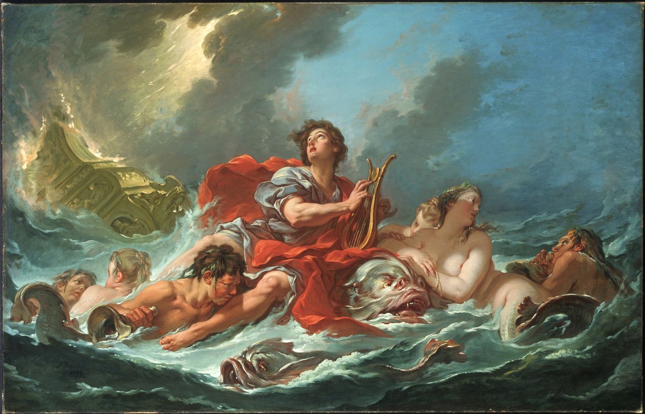 Arion na Delfinie autorstwa François Boucher