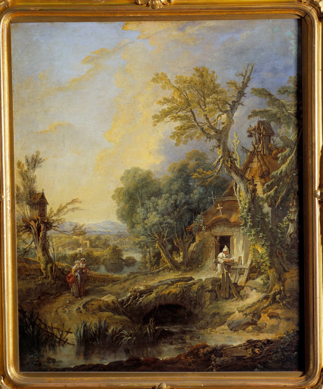 Obraz Brata Luce, Francois Boucher (1703-1770) 1742 Moskwa, Muzeum Puszkina autorstwa François Boucher