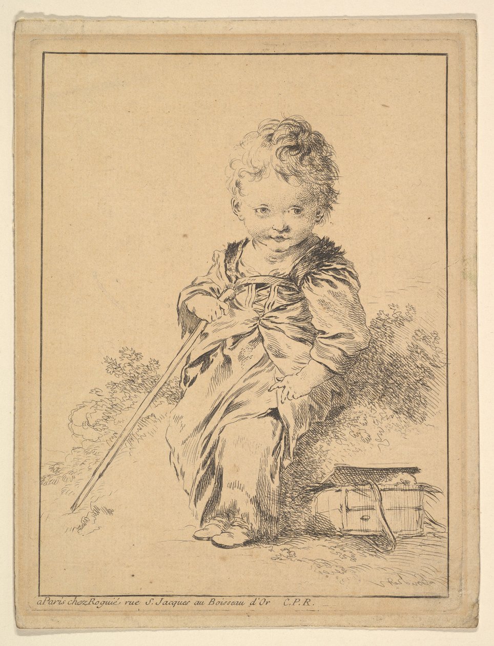 Personel zajmujący się opieką nad dziećmi autorstwa François Boucher