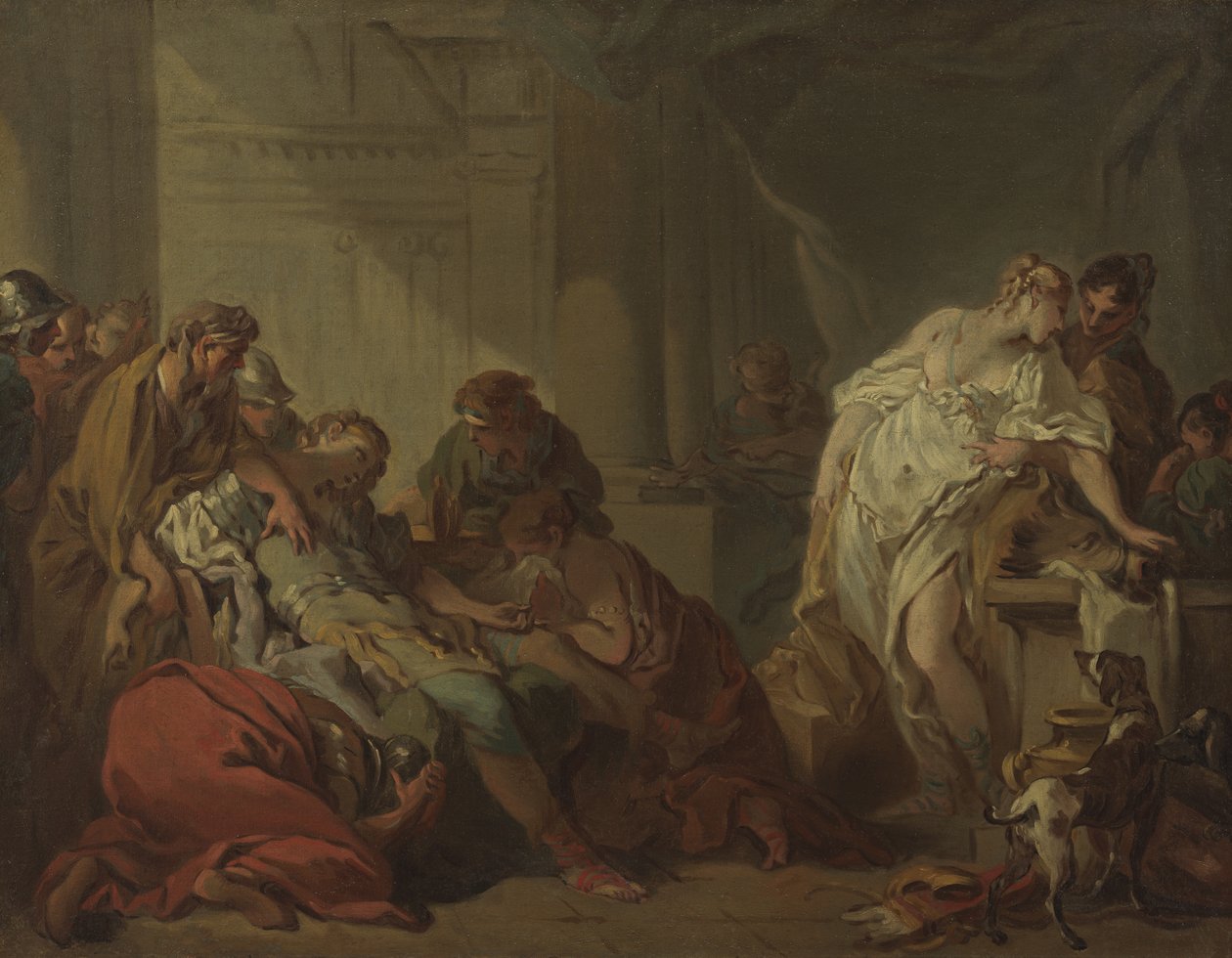 Śmierć Meleagera autorstwa François Boucher