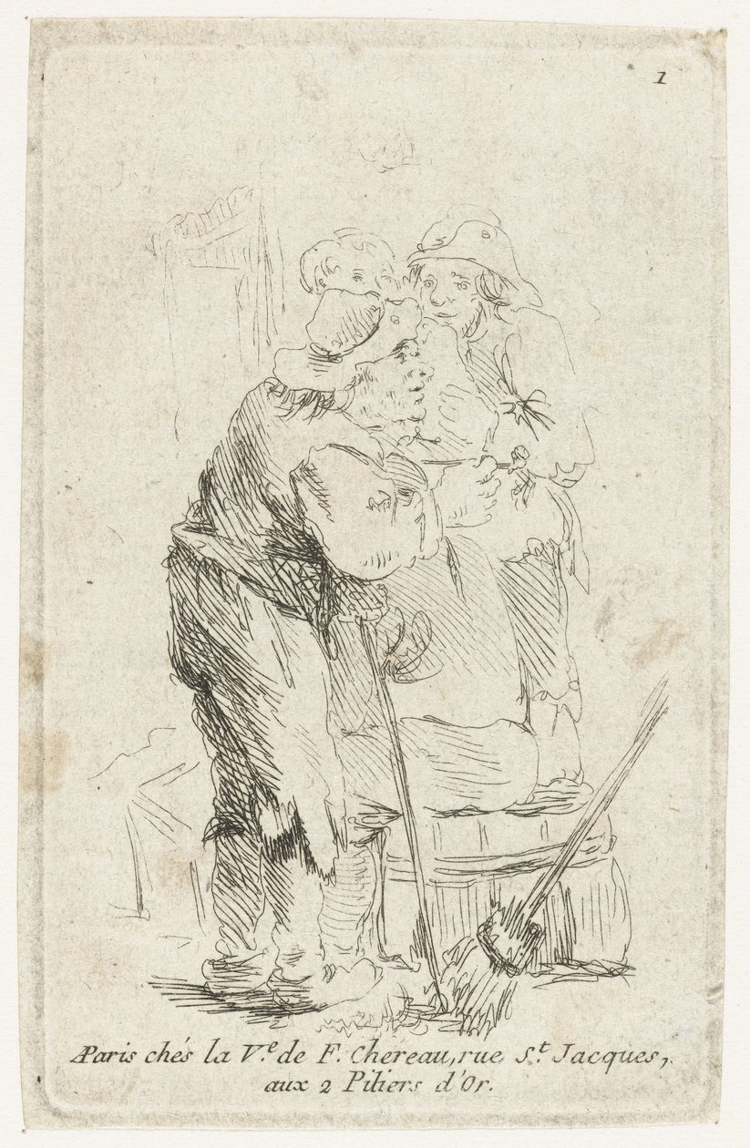 Trzej rolnicy autorstwa François Boucher