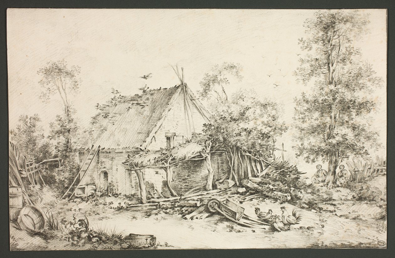 Gospodarstwo Dziedziniec autorstwa François Boucher