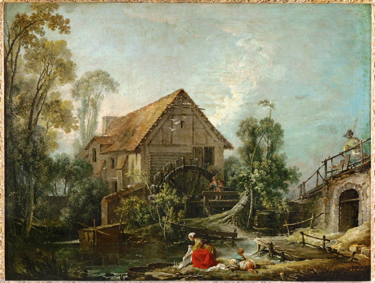 Le moulin - młyn ... autorstwa François Boucher