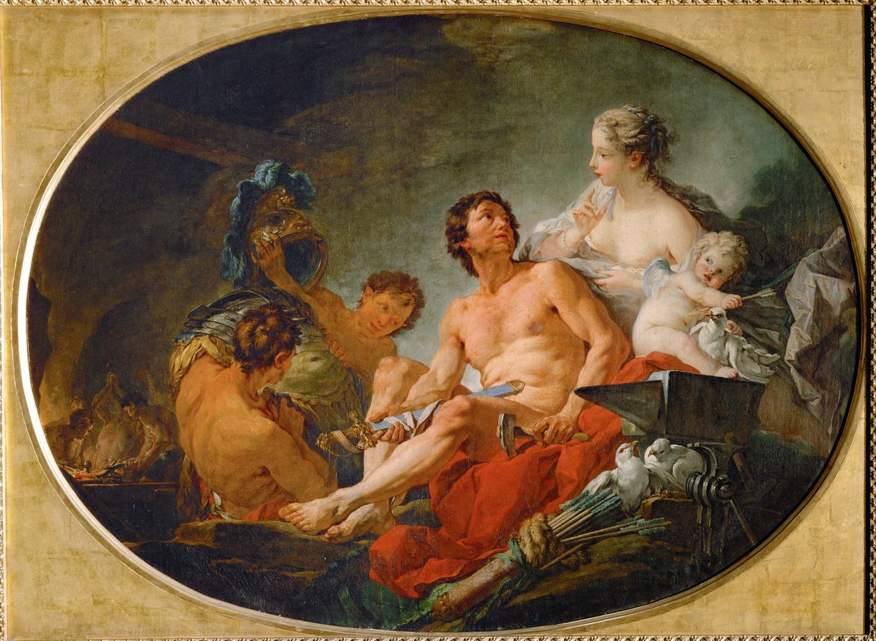 Les forges de Vulcain - Kuźnia Wulkana ... autorstwa François Boucher
