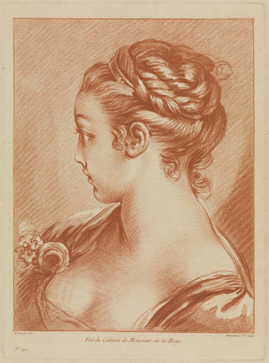 Popiersie dziewczynki autorstwa François Boucher