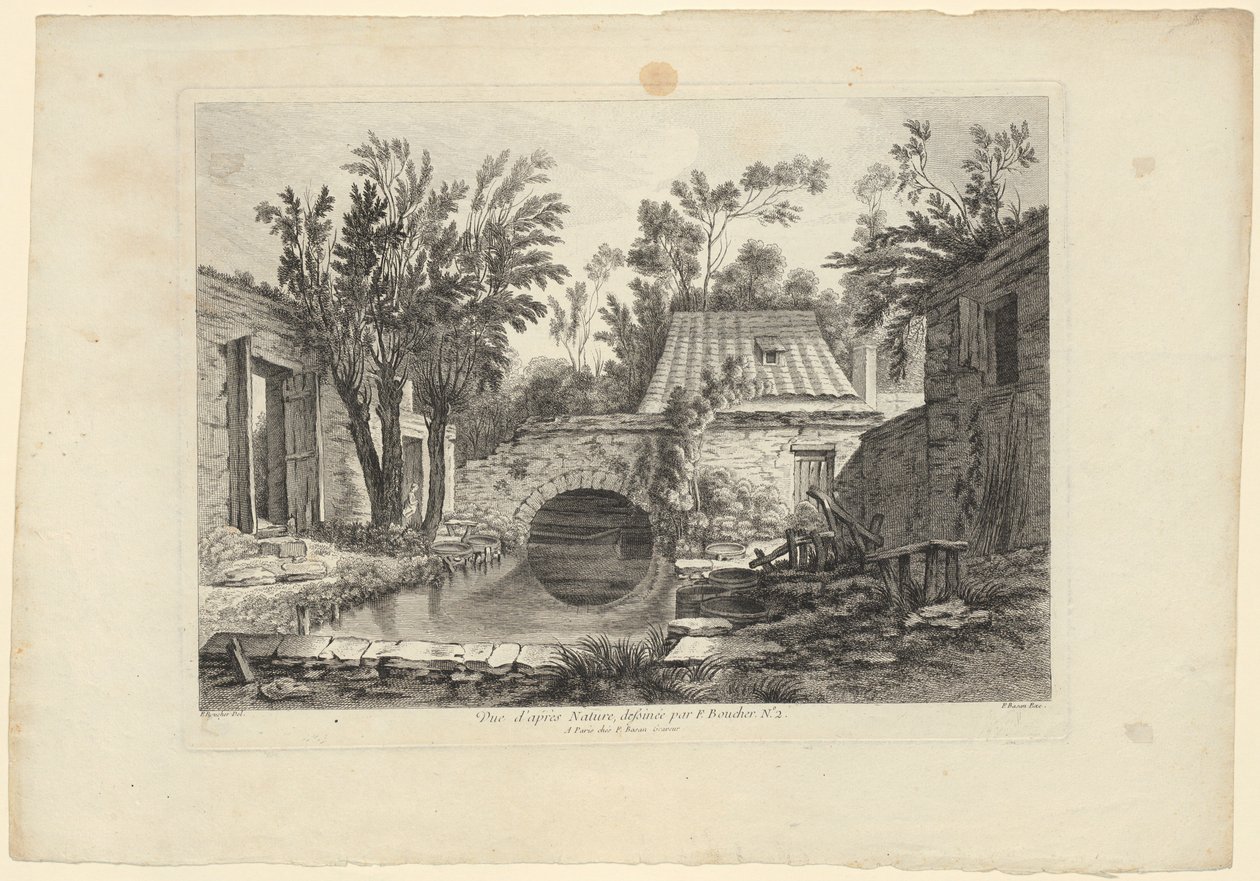 Studium natury według François Bouchera (nr 2) autorstwa François Boucher