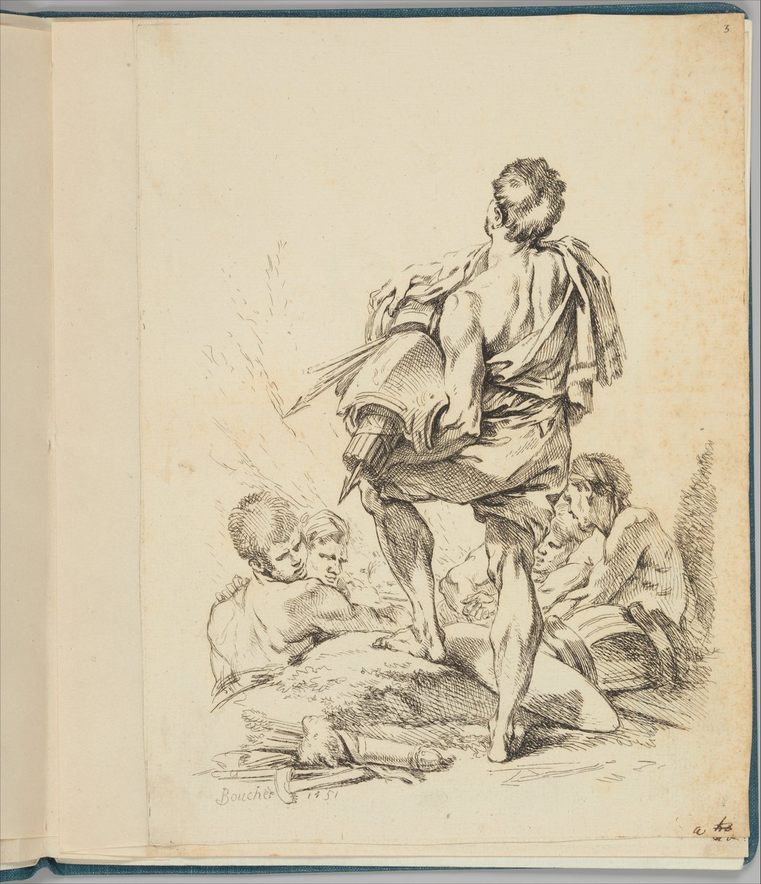 Nowa książka zawierająca różne ilustracje autorstwa François Boucher